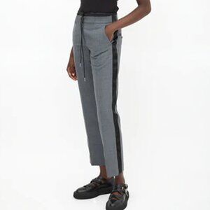 Banana Republic Gray and Black Cropped Pants